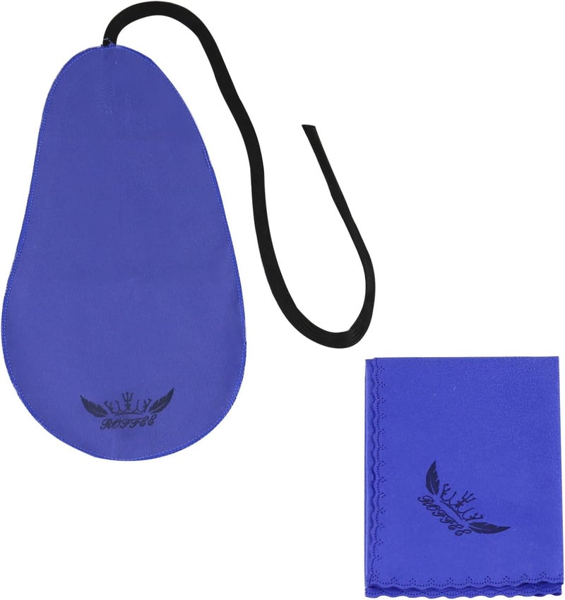 ROFFEE Store Cleaning Swab Cloth for Inside Tube Suitable for Clarinet Piccolo Flute Sax Saxophone (Blue) - Image 1
